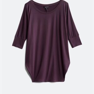 41 Hawthorn Queensland Dolman Jersey Knit Purple Top